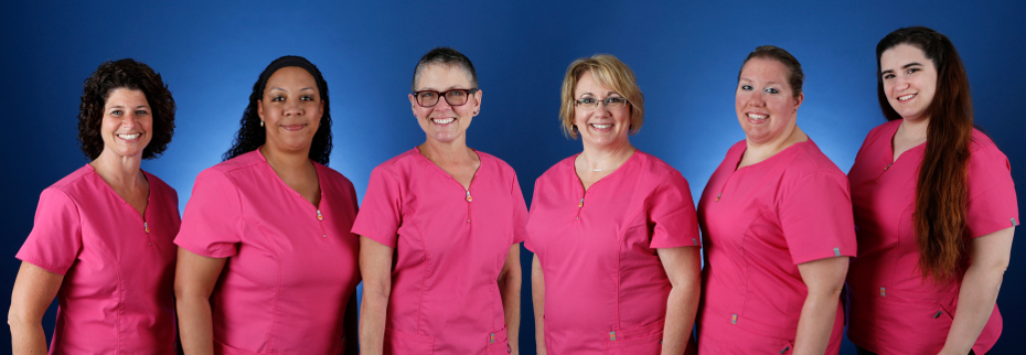 From left to right: Tracy, Tesha, Fran, Sheila, Elizabeth and Kate